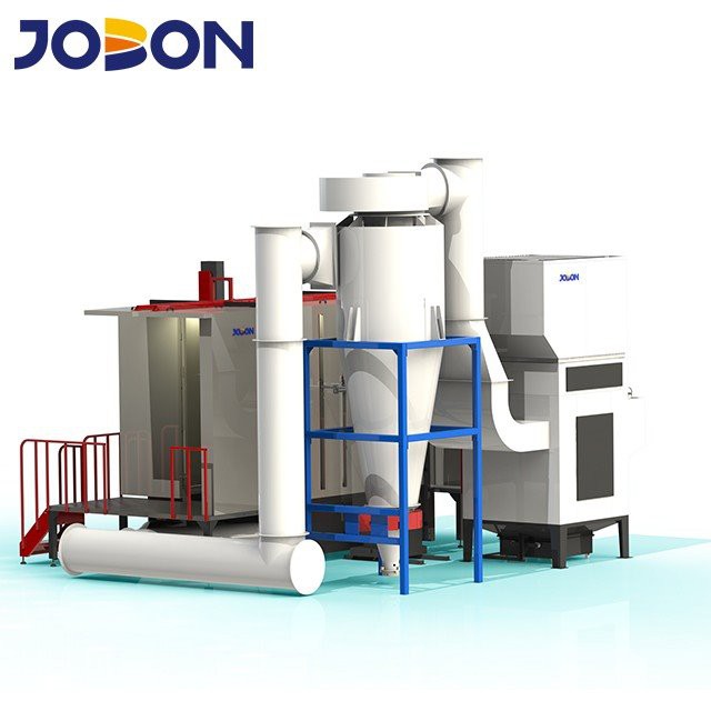 PVC fast color change automatic booth with cyclone
