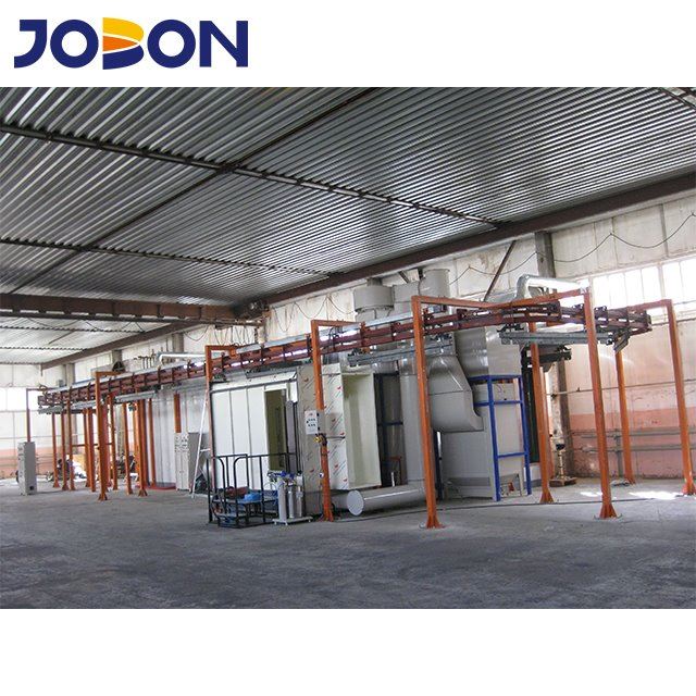 power free powder coating line plant